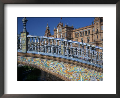 Plaza De Espana, Seville, Spain by Everett Johnson Pricing Limited Edition Print image