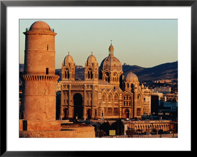 Nouvelle Cathedrale And Ancienne Cathedrale De La Major, Marseille, France by Jean-Bernard Carillet Pricing Limited Edition Print image