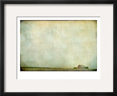 Barren Field With Red Barn by Mia Friedrich Pricing Limited Edition Print image