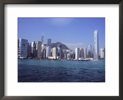 Hong Kong Island Skyline From Victoria Harbour, Hong Kong, China, Asia by Amanda Hall Pricing Limited Edition Print image