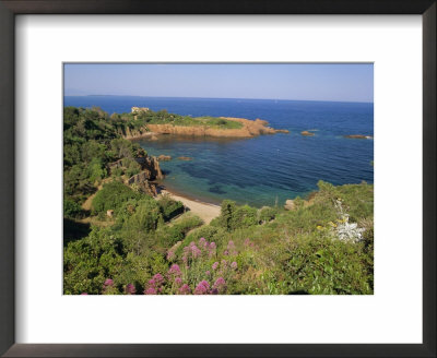 Esterel Corniche Near St. Raphael, Cote D'azur, Mediterranean Coast, Provence, France, Europe by Michael Busselle Pricing Limited Edition Print image