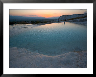 Geological Formations Of The Hot Springs, Pammukkale, Turkey by Darrell Gulin Pricing Limited Edition Print image