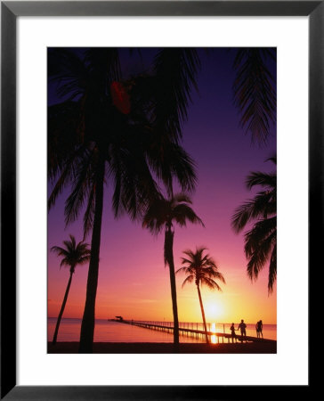 Sunset On The Coastal Isle Of Youth, South Side Of Cuba, Havana, Cuba by Greg Johnston Pricing Limited Edition Print image