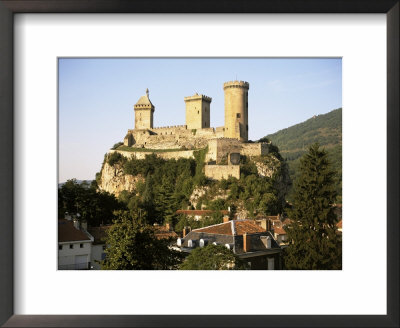 Chateau, Foix, Ariege, Midi-Pyrenees, France by David Hughes Pricing Limited Edition Print image