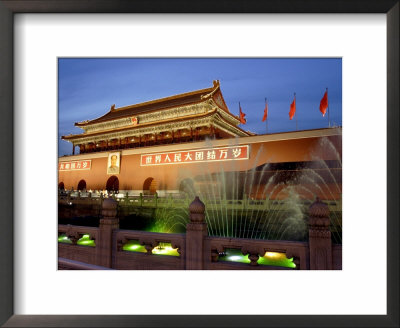 Tiananmen Square, The Gate Of Heavenly Peace, Entrance To The Forbidden City, Beijing, China by Andrew Mcconnell Pricing Limited Edition Print image
