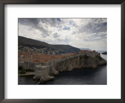 Dubrovnik, Unesco World Heritage Site, View From Fortress Lovrijenac, Dalmatian Coast, Croatia by Joern Simensen Pricing Limited Edition Print image