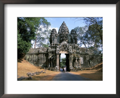 North Gate, Angkor Thom, Angkor, Unesco World Heritage Site, Siem Reap, Cambodia by Jane Sweeney Pricing Limited Edition Print image