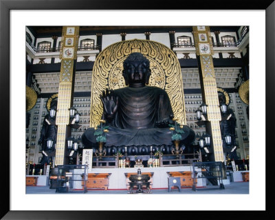 Largest Sitting Buddha In Country, Housed In Temple In Katsuyama, Japan by Martin Moos Pricing Limited Edition Print image