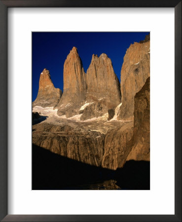 The Towers From Torres Del Paine Lookout, Torres Del Paine National Park, Chile by Brent Winebrenner Pricing Limited Edition Print image