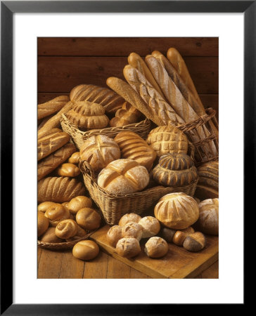 Still Life With White Bread, Bread Rolls & Bread Sticks by Gerrit Buntrock Pricing Limited Edition Print image