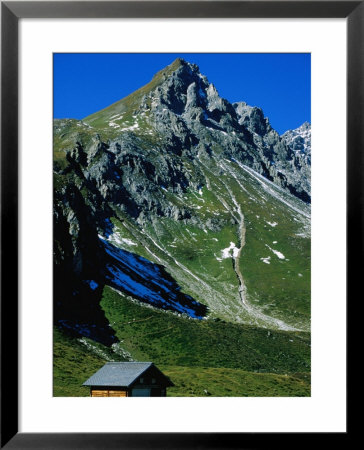 Small Shelter On The Parpaner Rothorn Walk, Graubunden, Switzerland by Glenn Van Der Knijff Pricing Limited Edition Print image