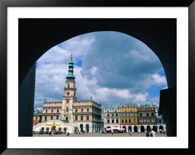 Buildings On Old Town Square, Zamosc, Lubelskie, Poland by Krzysztof Dydynski Pricing Limited Edition Print image