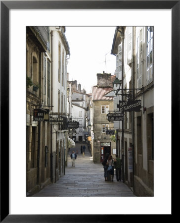 View Of Rua Da Raina, Santiago De Compostela, Galicia, Spain by R H Productions Pricing Limited Edition Print image