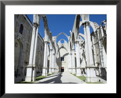 Church Do Carmo Ruins (Demolished By The 1755 Earthquake), Lisbon, Portugal by Marco Simoni Pricing Limited Edition Print image