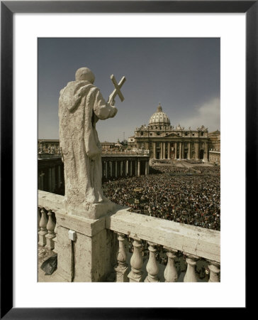St. Peter's Square, Easter 1975, Rome, Lazio, Italy by Christina Gascoigne Pricing Limited Edition Print image