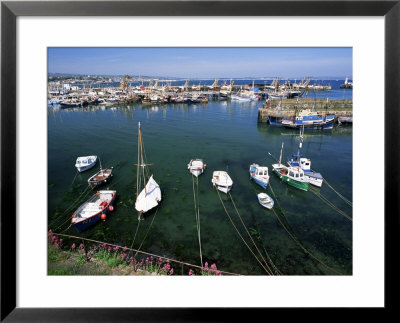 Harbour And Fishing Fleet, Penzance, Cornwall, England, United Kingdom by Gavin Hellier Pricing Limited Edition Print image
