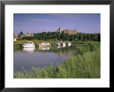River Arun And Castle, Arundel, West Sussex, England, United Kingdom by John Miller Pricing Limited Edition Print image