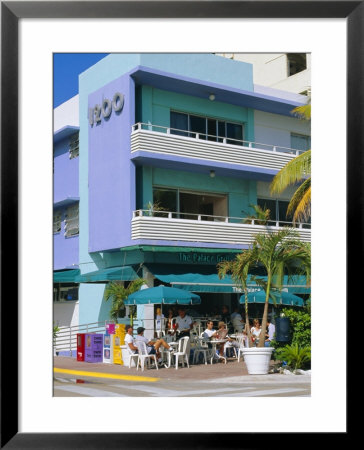 The Palace Bar, Ocean Drive, South Beach, Art Deco District, Miami Beach, Florida, Usa by Fraser Hall Pricing Limited Edition Print image