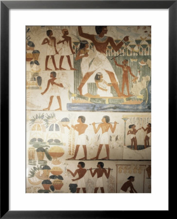 Paintings Of Scenes Of Everday Life In The Tomb Of Nakht by Jack Jackson Pricing Limited Edition Print image