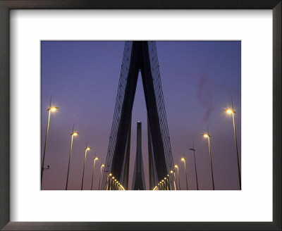 Pont De Normandie, Le Havre, Normandy, France by Walter Bibikow Pricing Limited Edition Print image