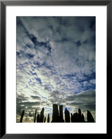 Standing Stones, Isle Of Lewis, Scotland by Niall Benvie Pricing Limited Edition Print image