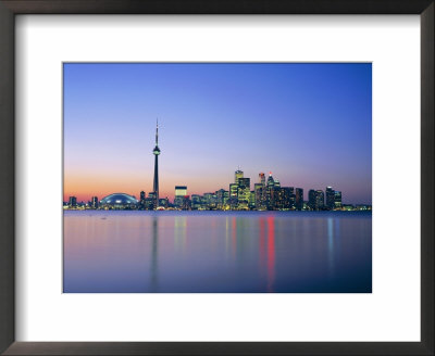 City Skyline Including The Cn Tower, Toronto, Ontario, Canada by Roy Rainford Pricing Limited Edition Print image