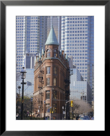 Old And New Buildings In The Downtown Financial District, Toronto, Ontario, Canada, North America by Anthony Waltham Pricing Limited Edition Print image