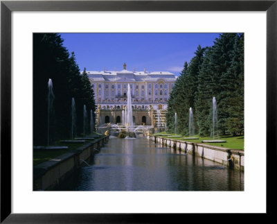 Petrodvorets (Peterhof) (Summer Palace), Near St. Petersburg, Russia, Europe by Gavin Hellier Pricing Limited Edition Print image