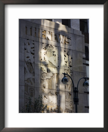 The News Building, Manhattan, New York City, New York, Usa by Amanda Hall Pricing Limited Edition Print image