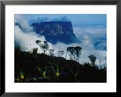 Peak Of Mountain Seen Through Clouds, Puerto La Cruz, Anzoategui, Venezuela by Krzysztof Dydynski Pricing Limited Edition Print image