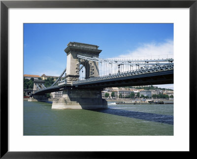 Szechenyi Lanchid (Chain Bridge), Budapest, Hungary by Geoff Renner Pricing Limited Edition Print image