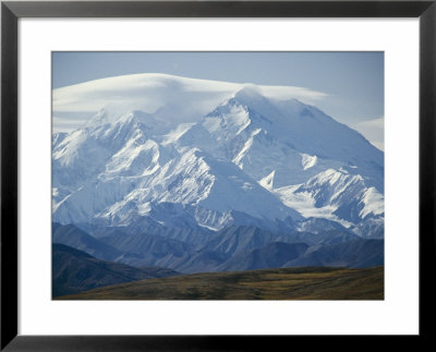 Mount Mckinley, At 20320 Feet The Highest Peak In North America, Denali National Park, Usa by Tony Waltham Pricing Limited Edition Print image