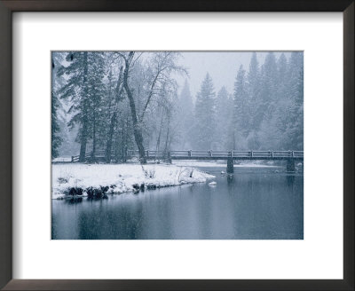 Winter View Of The Merced River by Marc Moritsch Pricing Limited Edition Print image