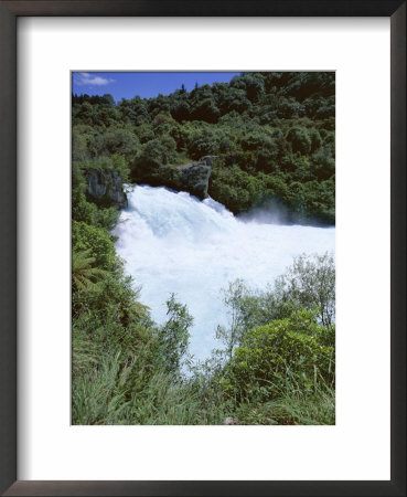 The Huka Falls, Known As Hukanui (Great Body Of Spray) In Maori, 10M High, Waikato River by Jeremy Bright Pricing Limited Edition Print image
