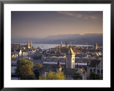 View Of Zurich, Switzerland From Hotel Zurich by Richard Nowitz Pricing Limited Edition Print image