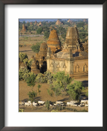 View From The Gayokpyemin Pagoda, Bagan (Pagan), Myanmar (Burma) by Upperhall Pricing Limited Edition Print image