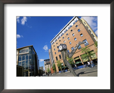 Langs Hotel And The Clyde Clock, Glasgow, Scotland, United Kingdom by Jean Brooks Pricing Limited Edition Print image