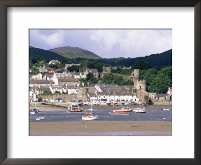 Conwy Town And Harbour, Conwy, North Wales, Wales, United Kingdom by Roy Rainford Pricing Limited Edition Print image