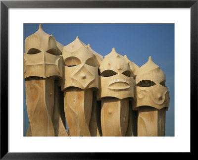 The Gaudi Designed Building Casa Mila, Aka La Pedrera, Built In 1905 by Michael Melford Pricing Limited Edition Print image