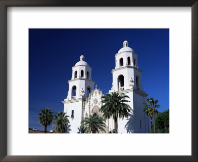 The Twin Towers Of St. Augustine Cathedral, Tucson, Arizona, United States Of America (U.S.A.) by Ruth Tomlinson Pricing Limited Edition Print image