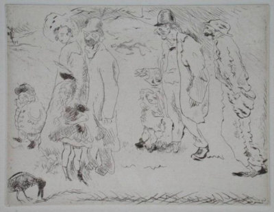 020 - Dans La Rue by Jules Pascin Pricing Limited Edition Print image