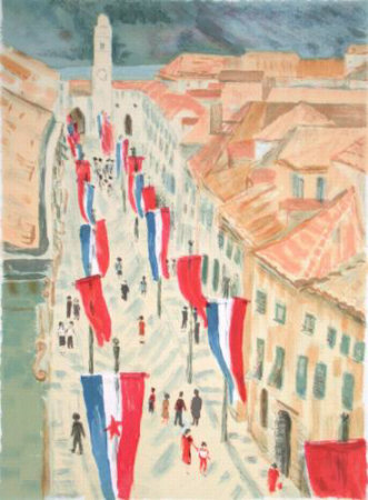 Fete A Dubrovnik by Jeannie Cusenier Pricing Limited Edition Print image