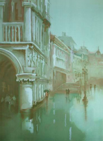 Venise Sous La Pluie by Marcel Peltier Pricing Limited Edition Print image