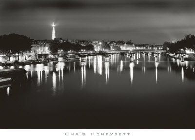 Paris At Night by Chris Honeysett Pricing Limited Edition Print image