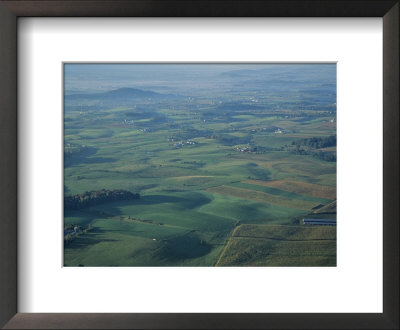 Aerial View Of Farms In Shenandoah Valley by Kenneth Garrett Pricing Limited Edition Print image