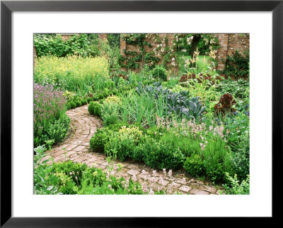 Potager Brick Paving by Mark Bolton Pricing Limited Edition Print image