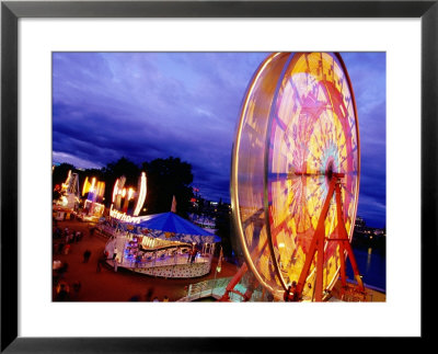 Rose Festival Waterfront Village Carnival, Tom Mccall Waterfront Park by Anthony Pidgeon Pricing Limited Edition Print image