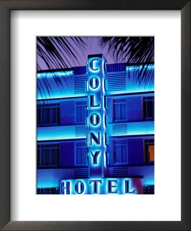 Hotel On Ocean Drive, Art Deco District, Miami, Florida by Witold Skrypczak Pricing Limited Edition Print image