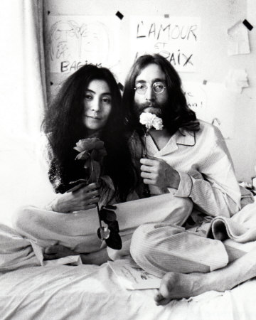 John Lennon And Yoko Ono by Ivor Sharp Pricing Limited Edition Print image