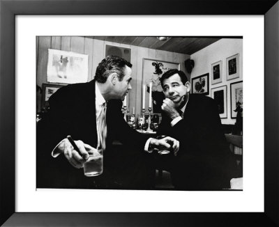 Jack Lemmon And Walter Matthau Chatting With Drinks In Hand At A Hollywood Cocktail Party by Bill Ray Pricing Limited Edition Print image